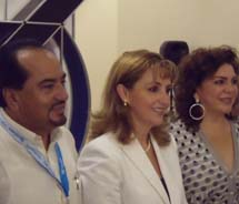 Mexico’s Secretary of Tourism Gloria Guevara Manzo (second from left) announced the Mayan World 2012 campaign at this year’s Mundo Maya Tourist Fair. // © 2011 Yo Noguchi